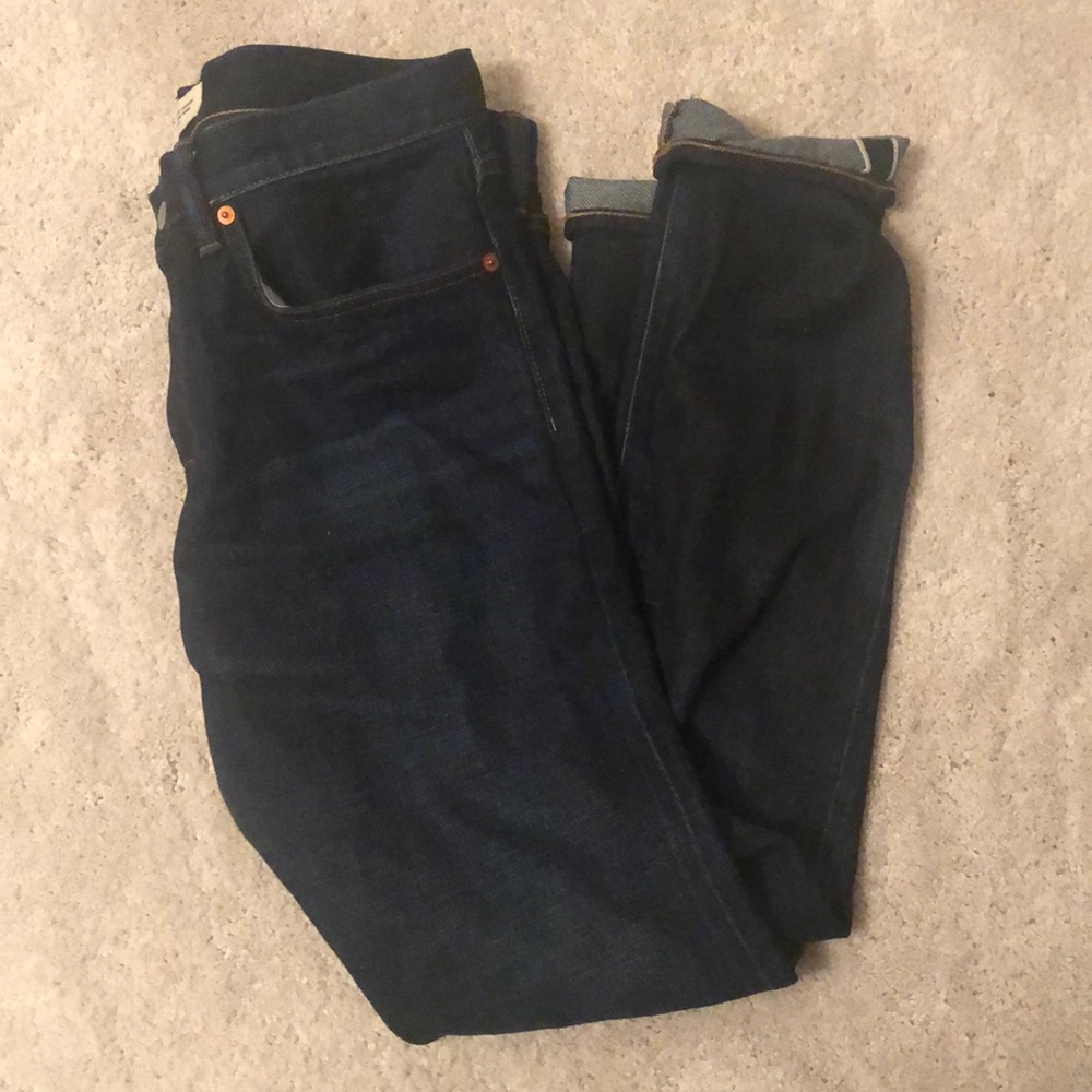 Gap Kaihara selvedge stretch skinny jeans 31W 30L